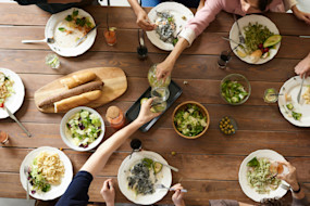 Table of food