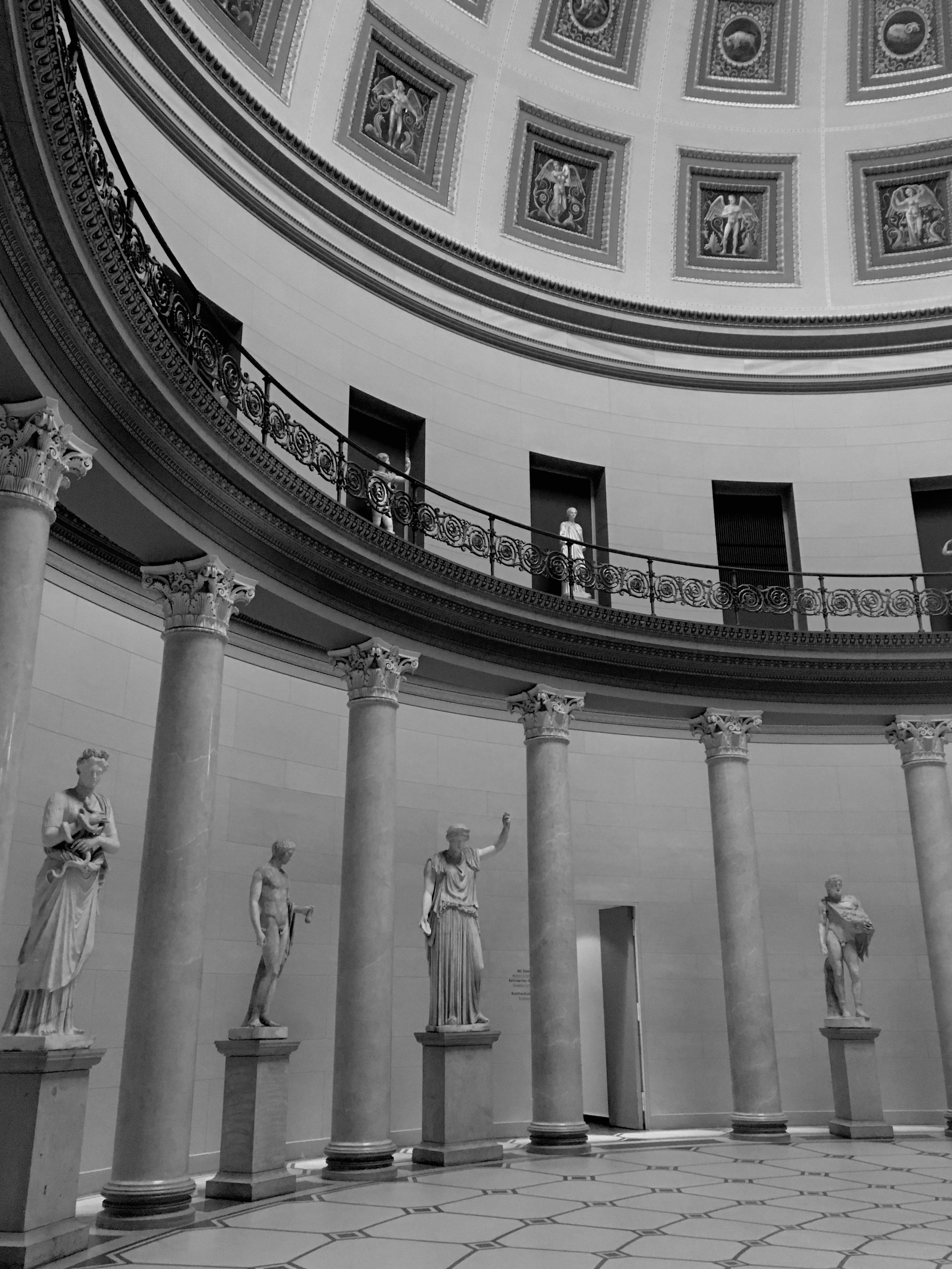 Museum filled with Greek Statues