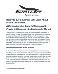 Image from Buying a Business Jet?