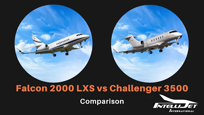 Modern Marvels: Comparing the Falcon 2000LXS vs. Bombardier Challenger 3500