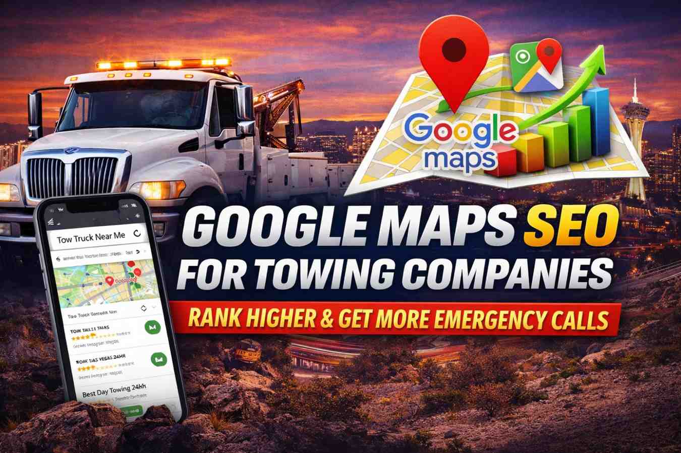 Google Maps SEO for Towing Companies: Rank Higher, Get More Emergency Calls