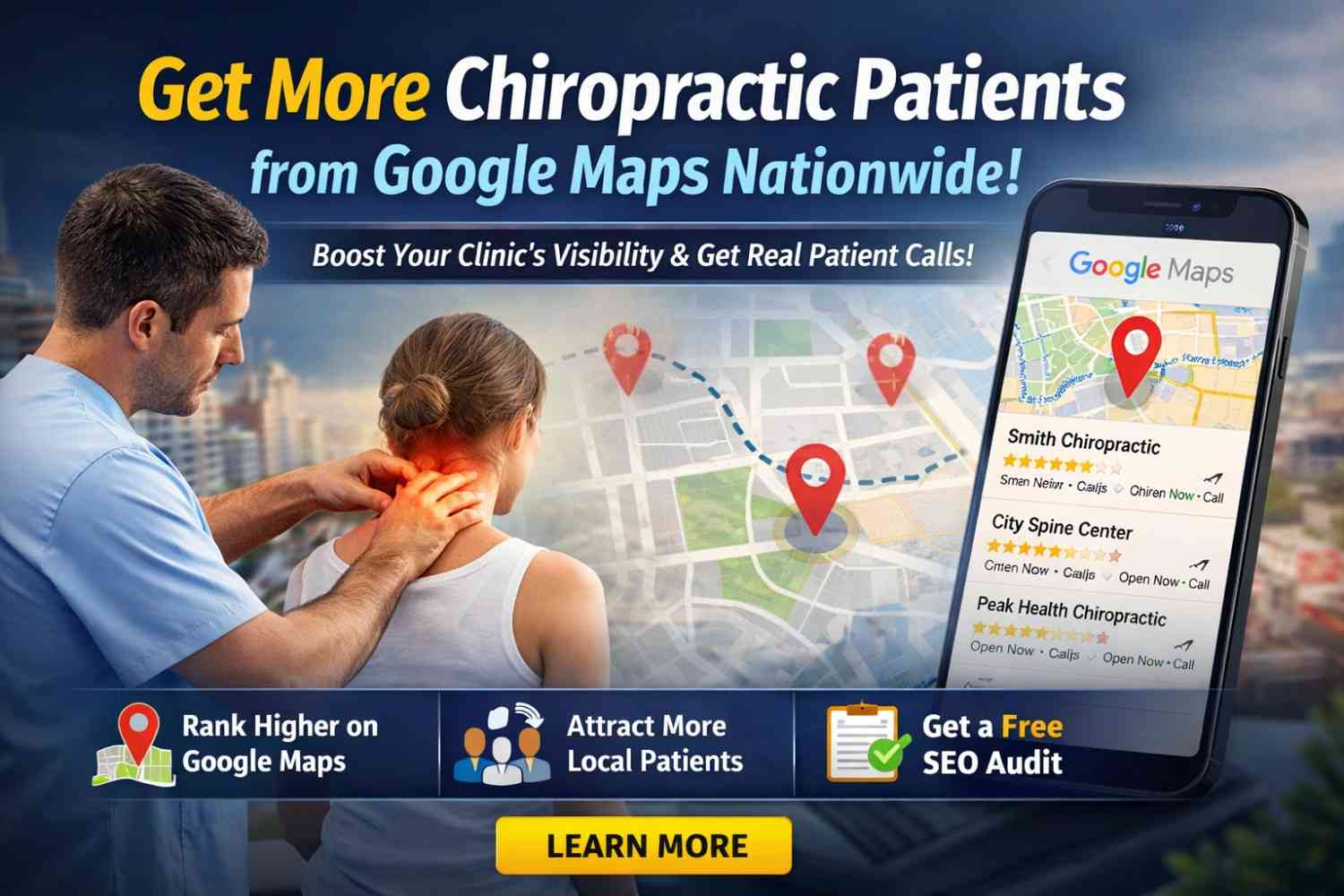 Nationwide Local SEO for Chiropractors That Drives Real Patient Calls
