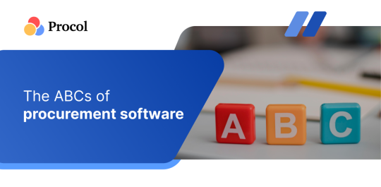 The ABCs of procurement software