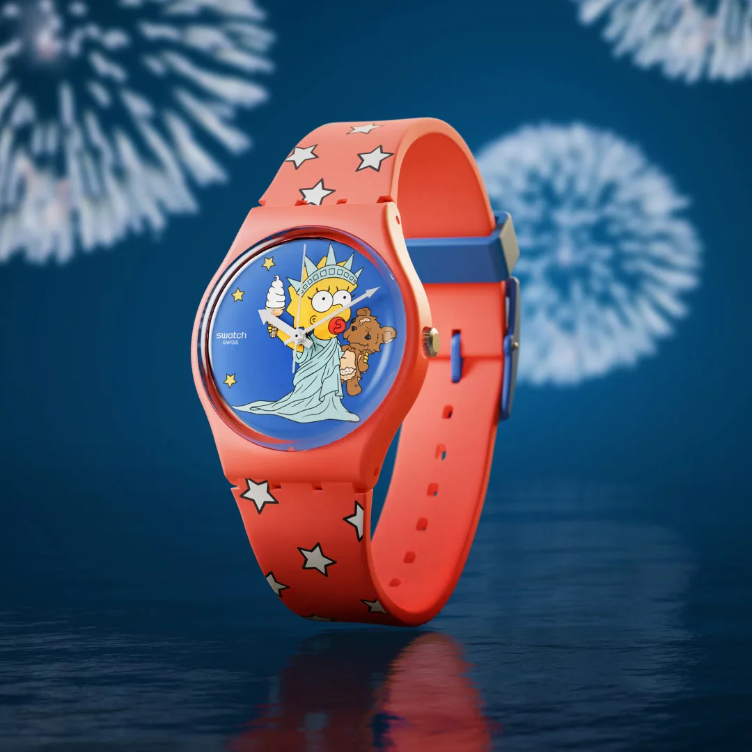 Happy 4th of July! Swatch and The Simpsons celebrate Independence Day