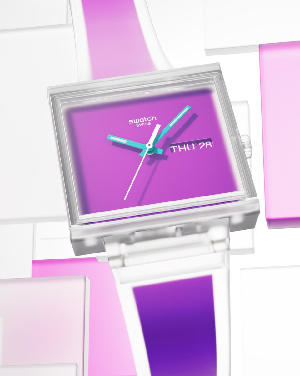A new square dimension: Swatch unveils the WHAT IF…JELLY