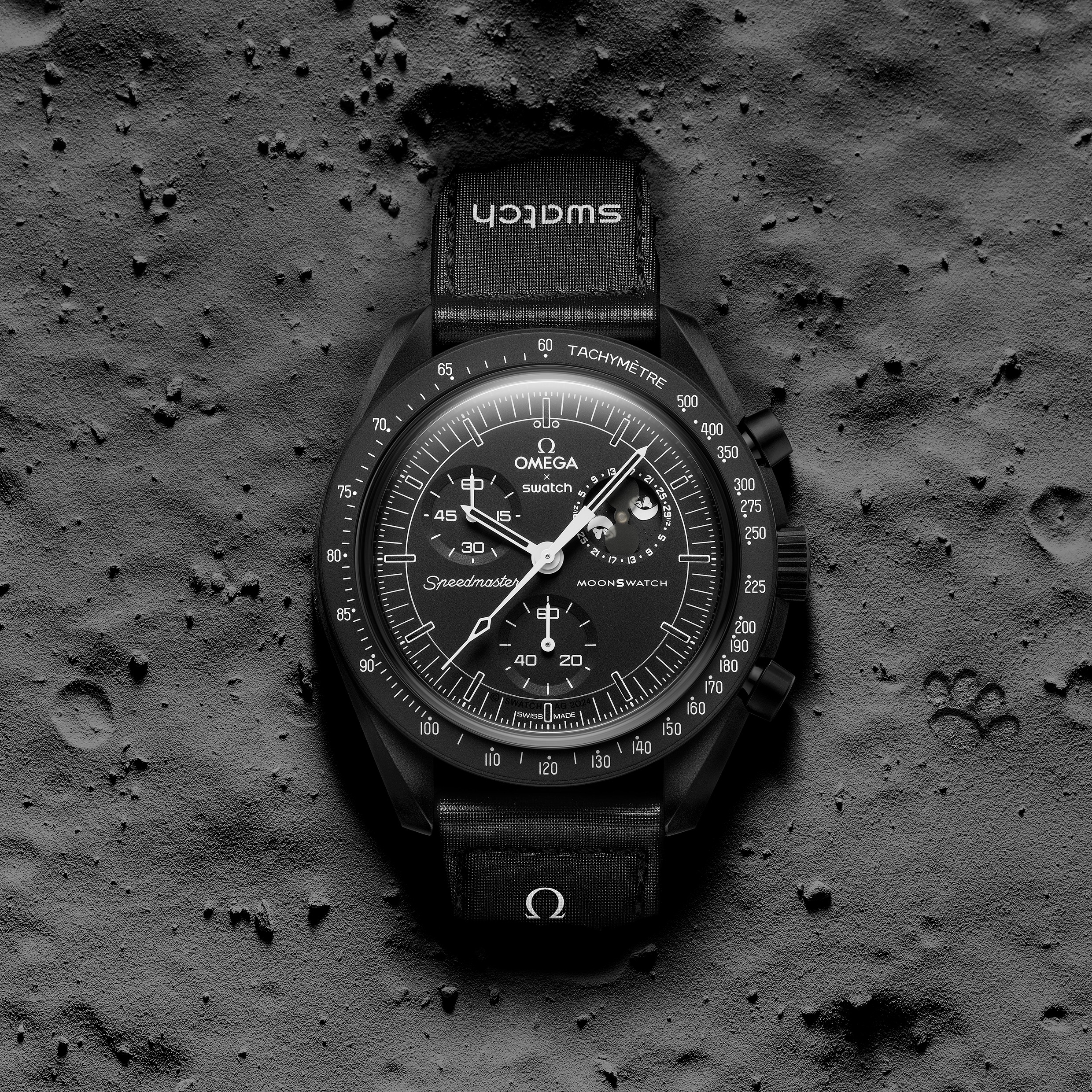 MISSION TO THE MOONPHASE - NEW MOON - Swatch Ltd