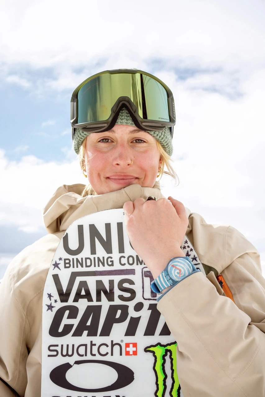 Snowboard star Mia Brookes joins Swatch Proteam