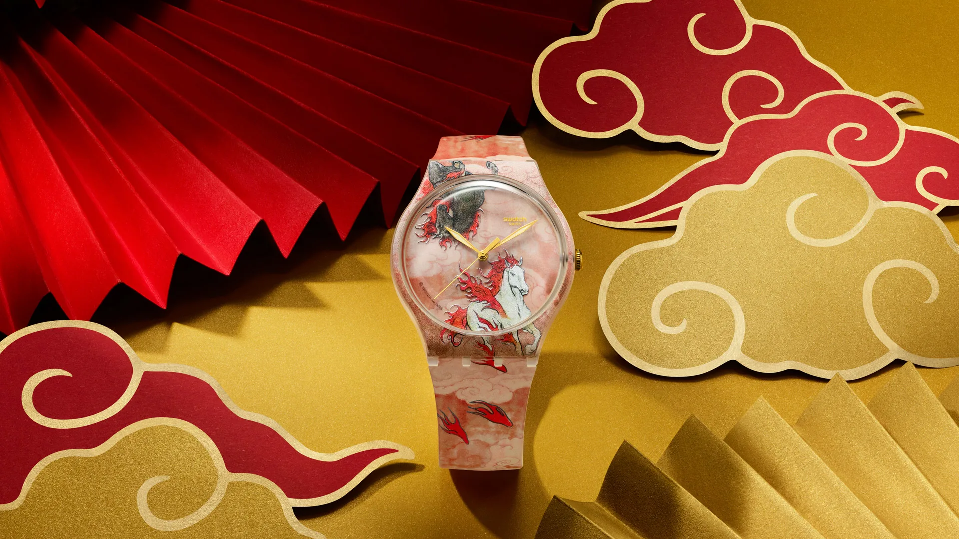 Swatch launches watch to celebrate the Year of the Horse 