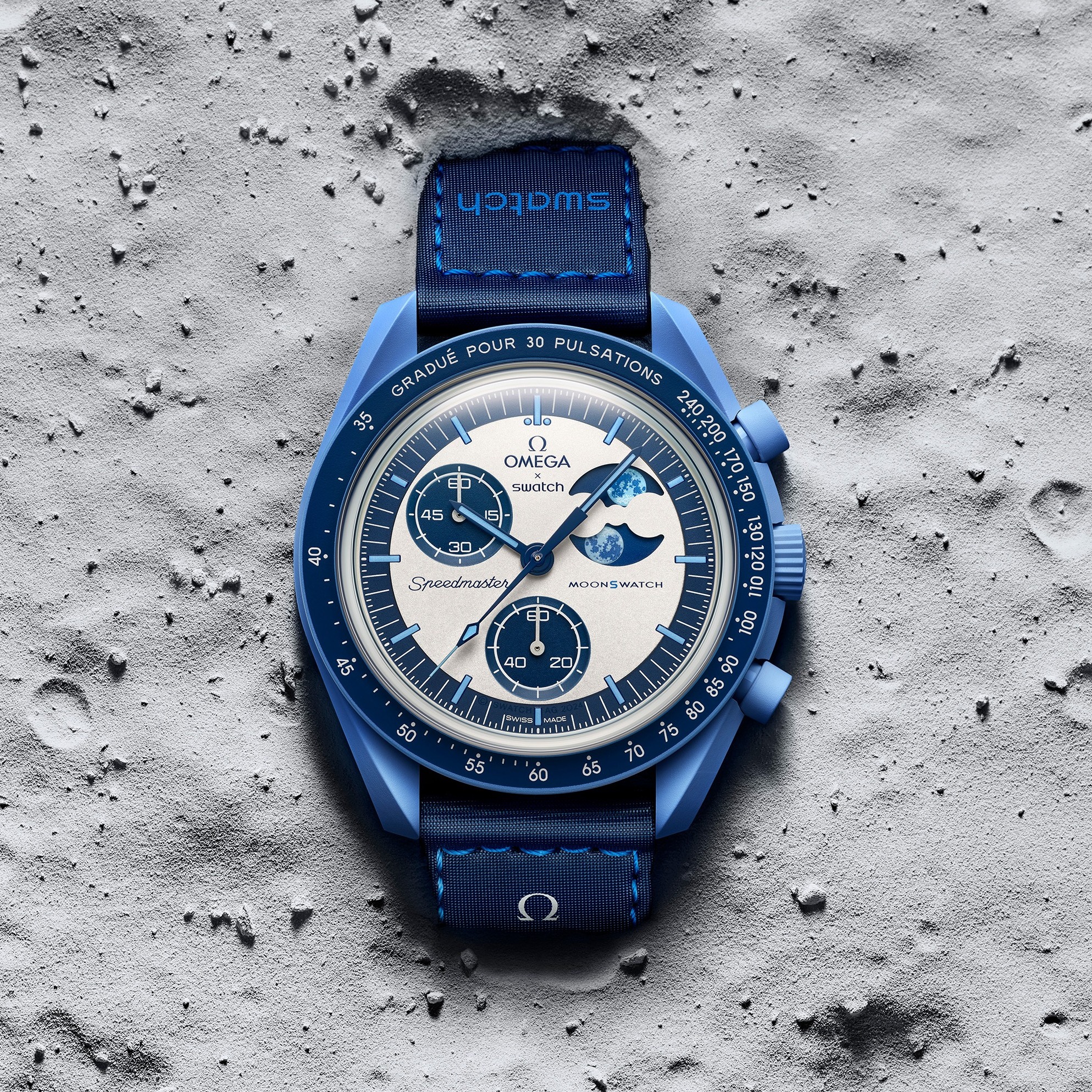 Bioceramic MoonSwatch MISSION TO THE SUPER BLUE MOONPHASE - Swatch Ltd