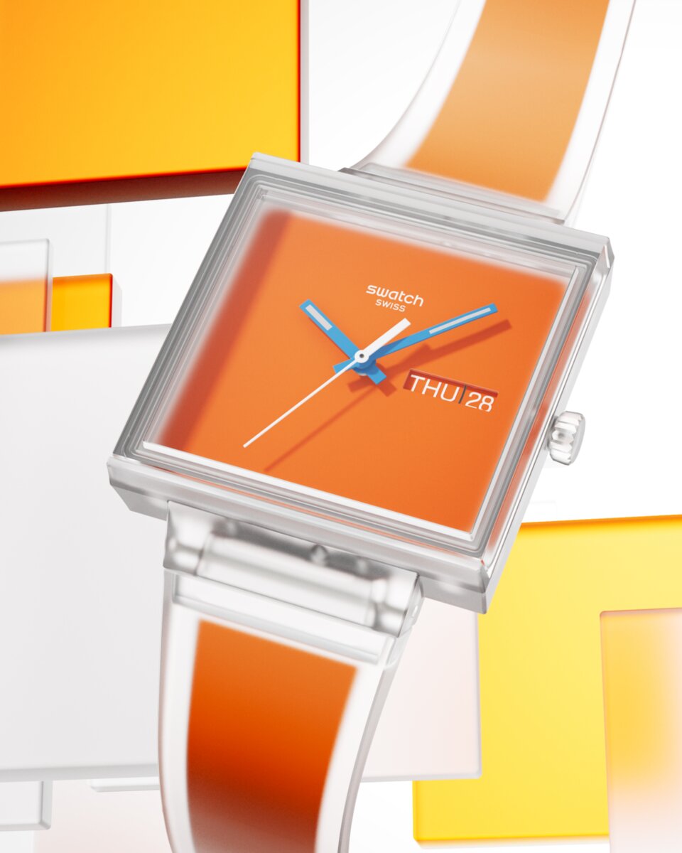A new square dimension: Swatch unveils the WHAT IF…JELLY