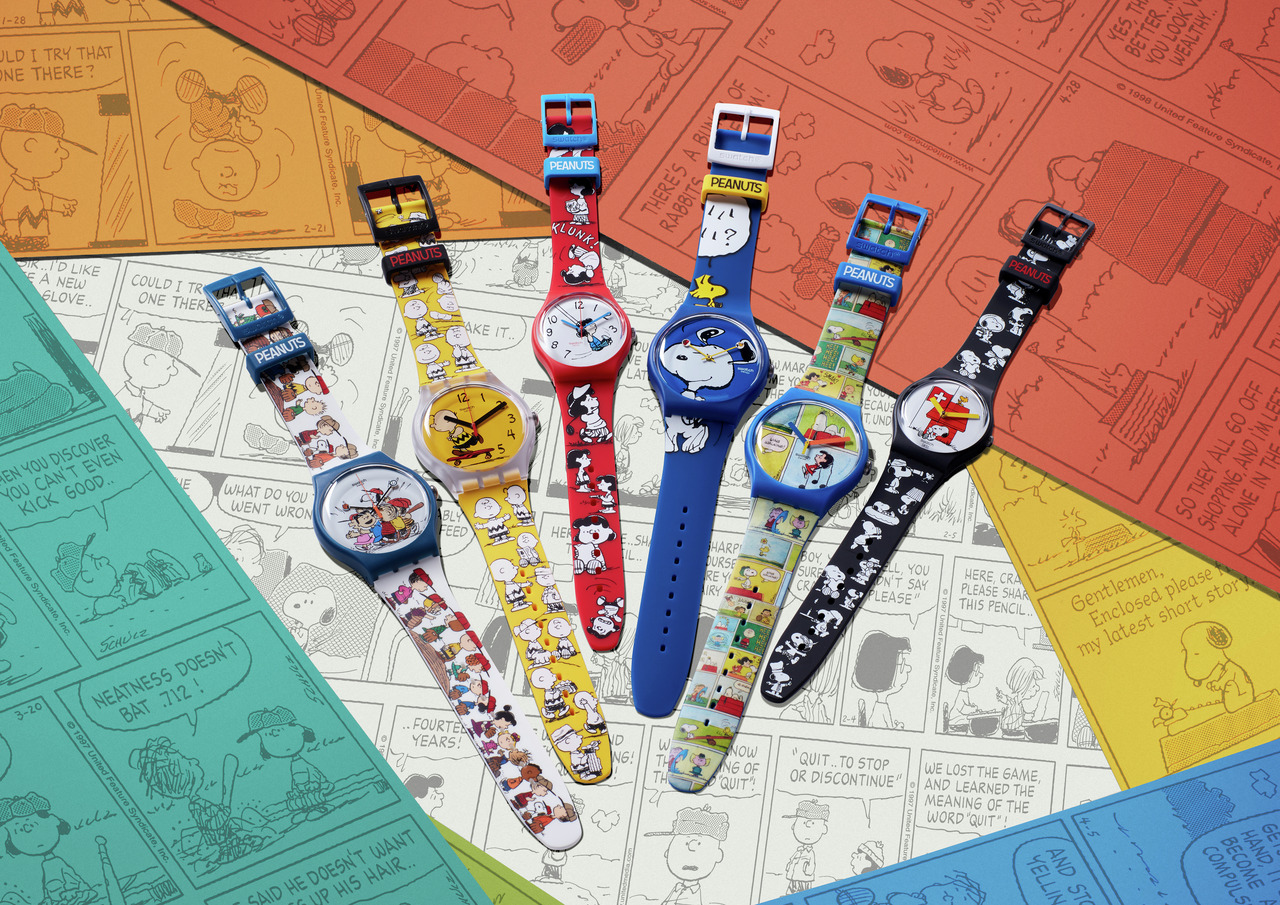 The gang's all here: Swatch X Peanuts Collection - Swatch Ltd