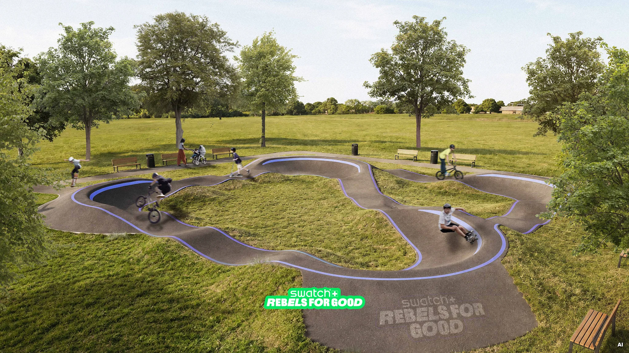 Building a pumptrack for every kind of ride - initiative-image