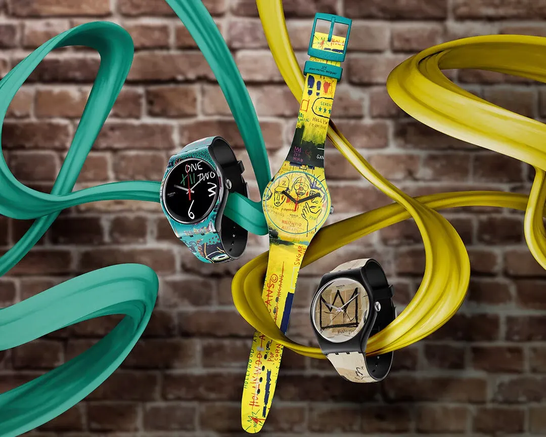 Swatch brings Jean-Michel Basquiat’s masterpieces to wrists
