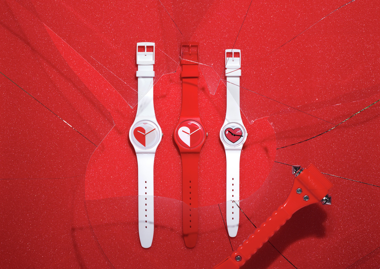 In case of love wear your heart on your wrist Swatch Ltd