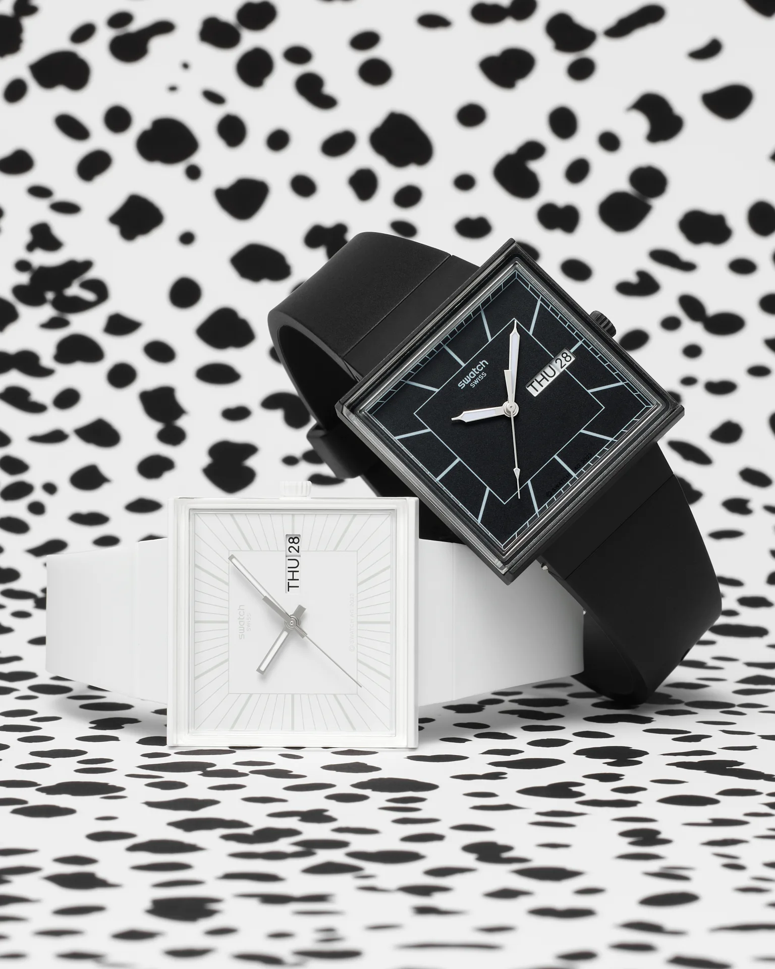 Monochrome black and white models join the groundbreaking collection