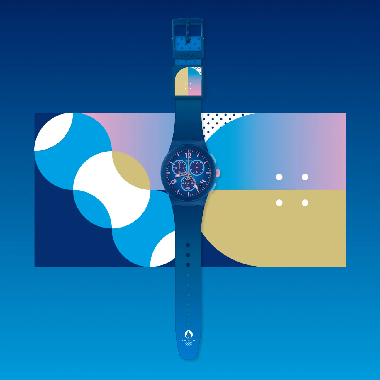 SWATCH OLYMPIC GAMES PARIS 2024 系列腕錶颳起時髦運動風