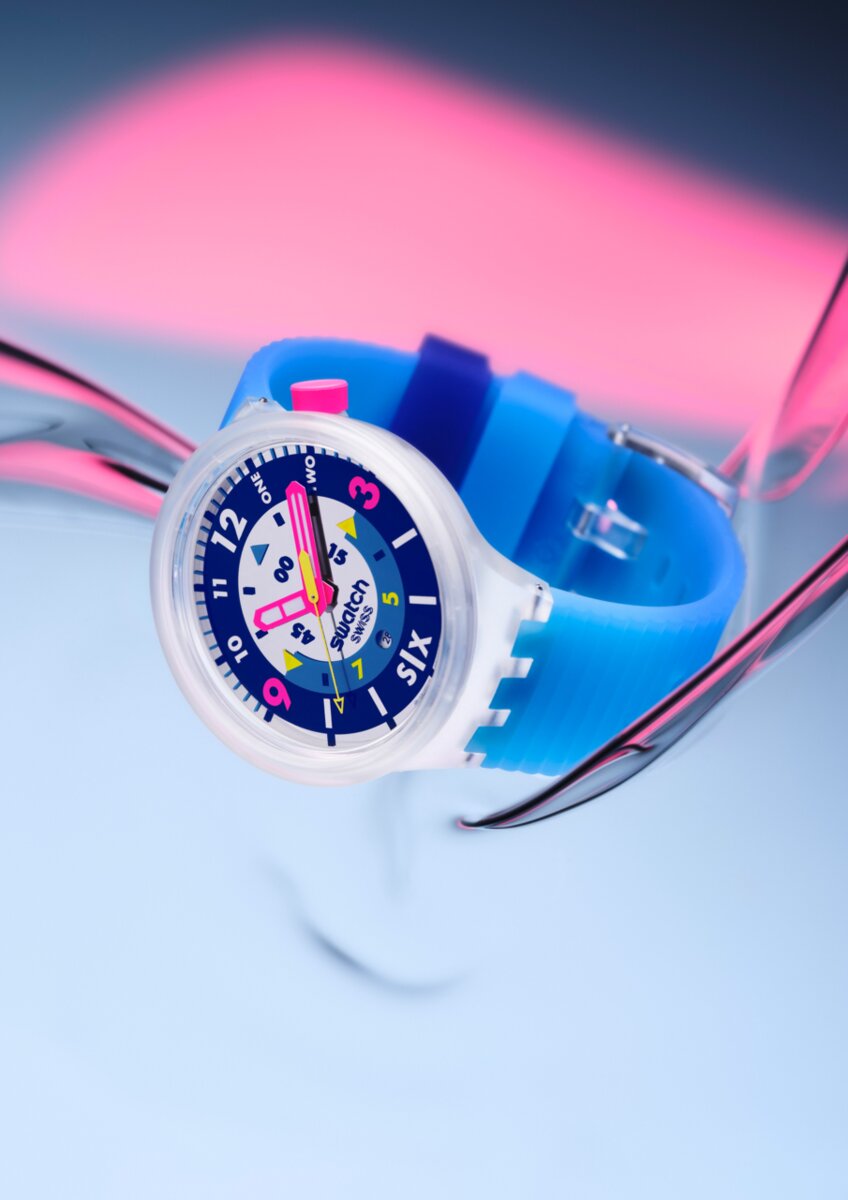 swatch - スウィッチ FLASHBACK IN STYLE: SIX ELECTRIFYING WATCHES CAPTURE THE