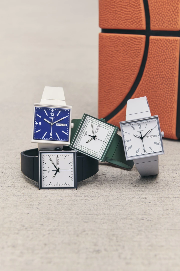 Swatch Map SWATCH 全新 BIOCERAMIC WHAT IF? 生物陶瓷方形腕錶系列 - Swatch Ltd