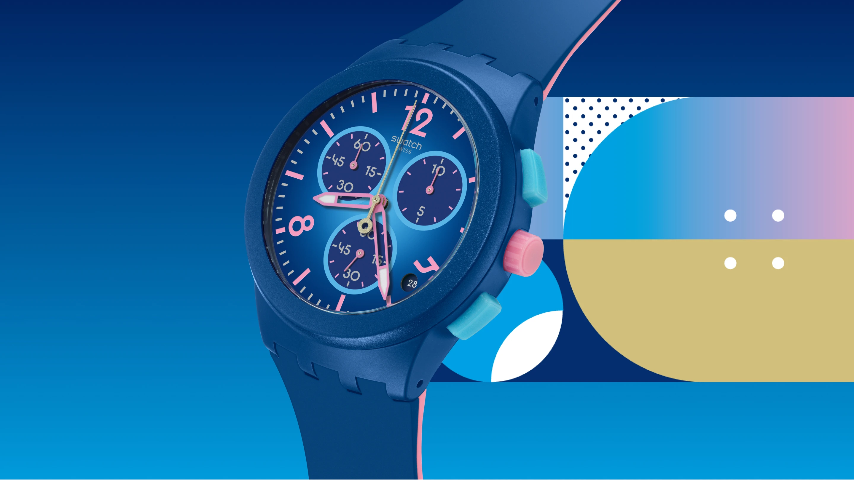SWATCH OLYMPIC GAMES PARIS 2024 系列腕錶颳起時髦運動風