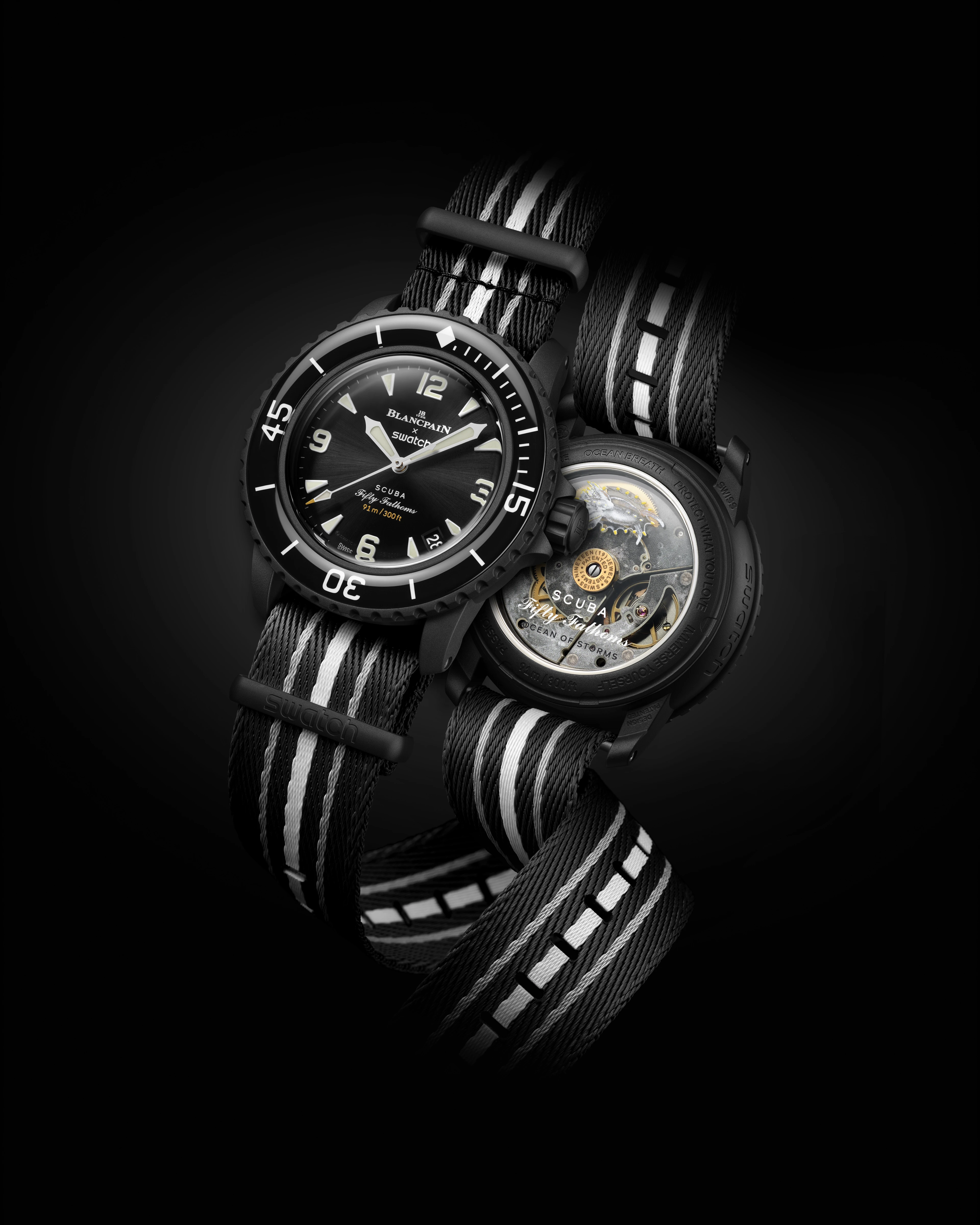 Blancpain X Swatch Bioceramic Scuba Fifty Fathoms discovers a sixth ocean, Ocean of Storms