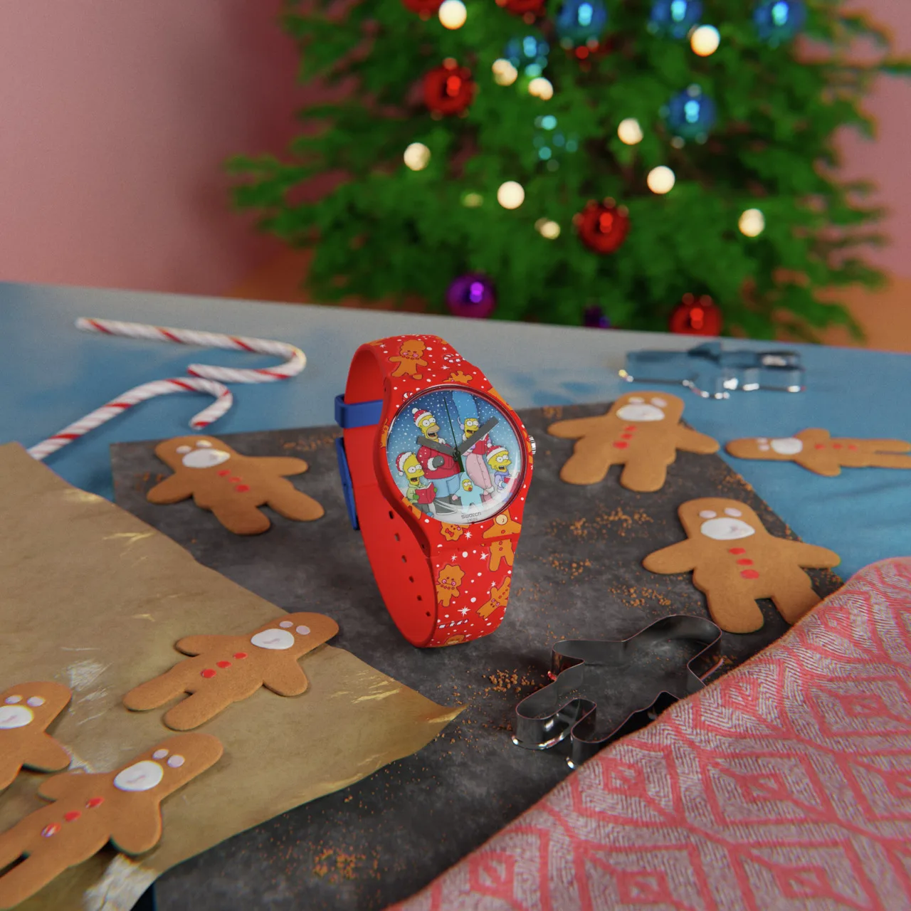 Get into the Holiday spirit with The Simpsons and Swatch