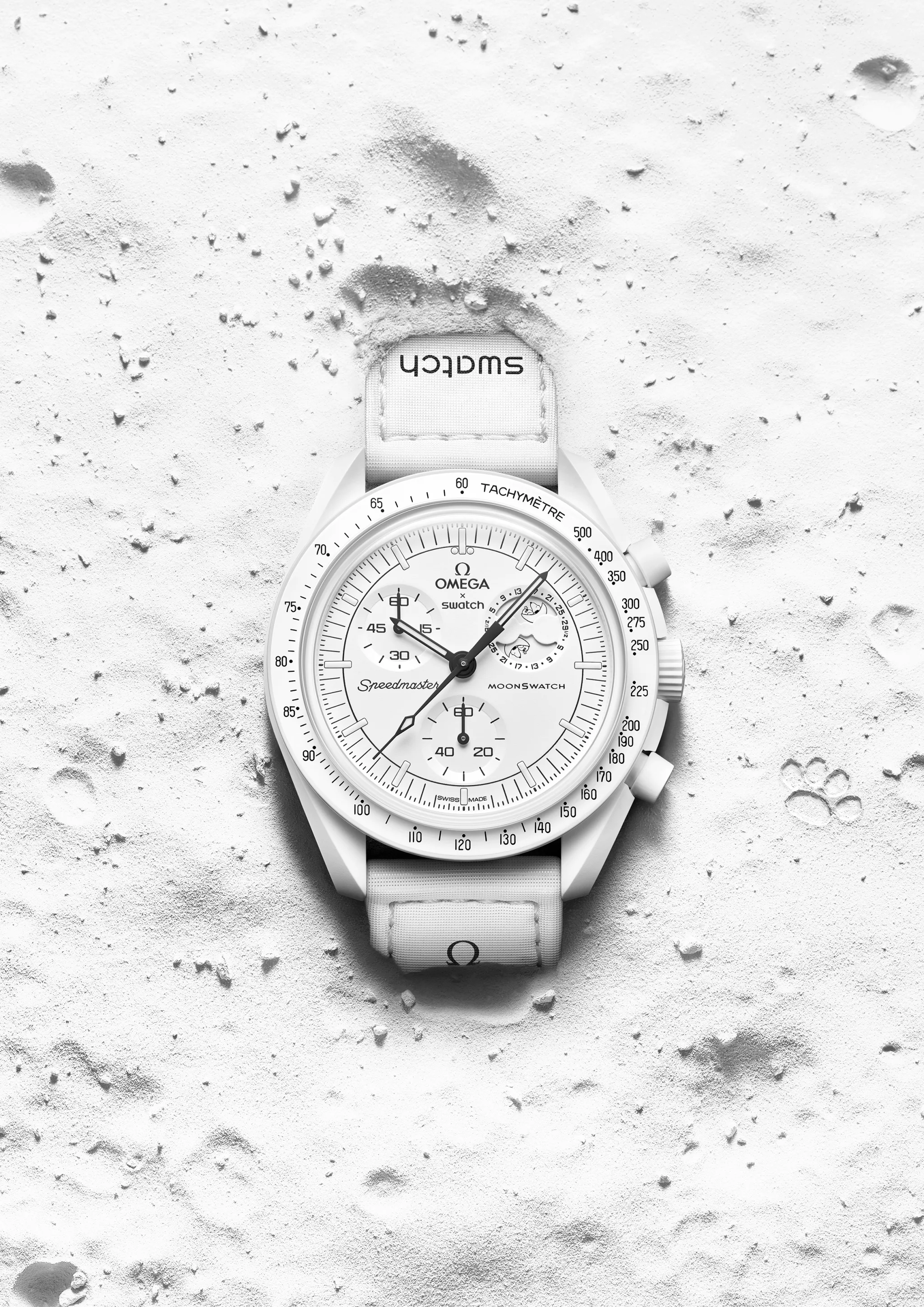 A new lunar landing for the Bioceramic MoonSwatch - with a moon phase watch