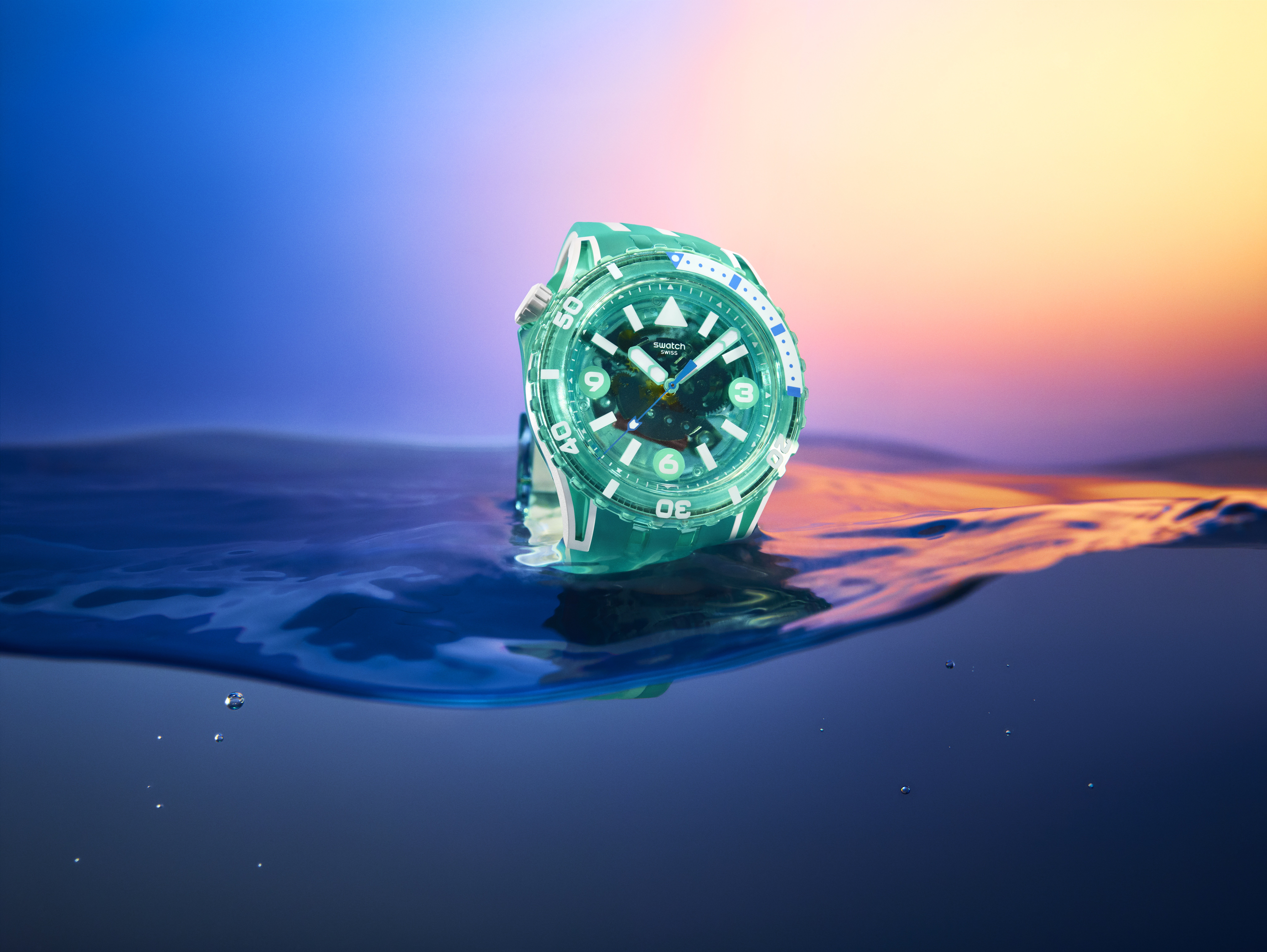 Swatch SCUBAQUAコレクション。海の鼓動を感じる4つのデザインで登場