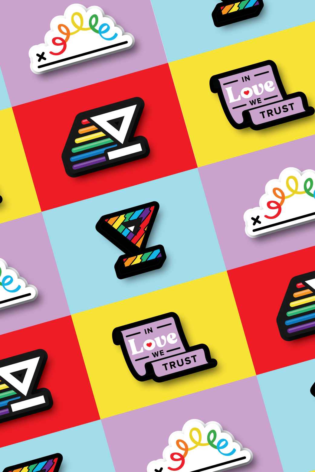 Pride stickers by Berenice Mendez