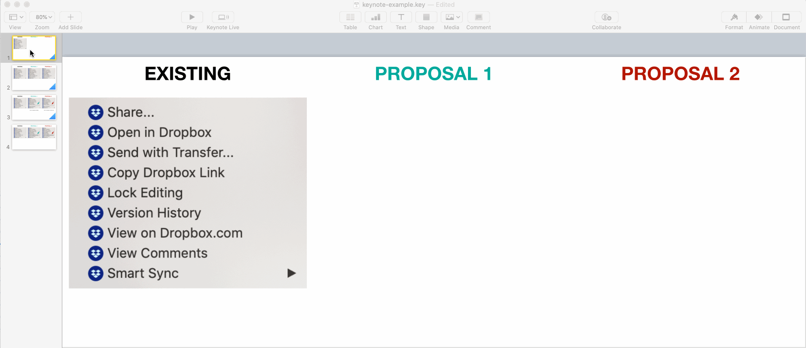 Keynote, PowerPoint, or Google Slides