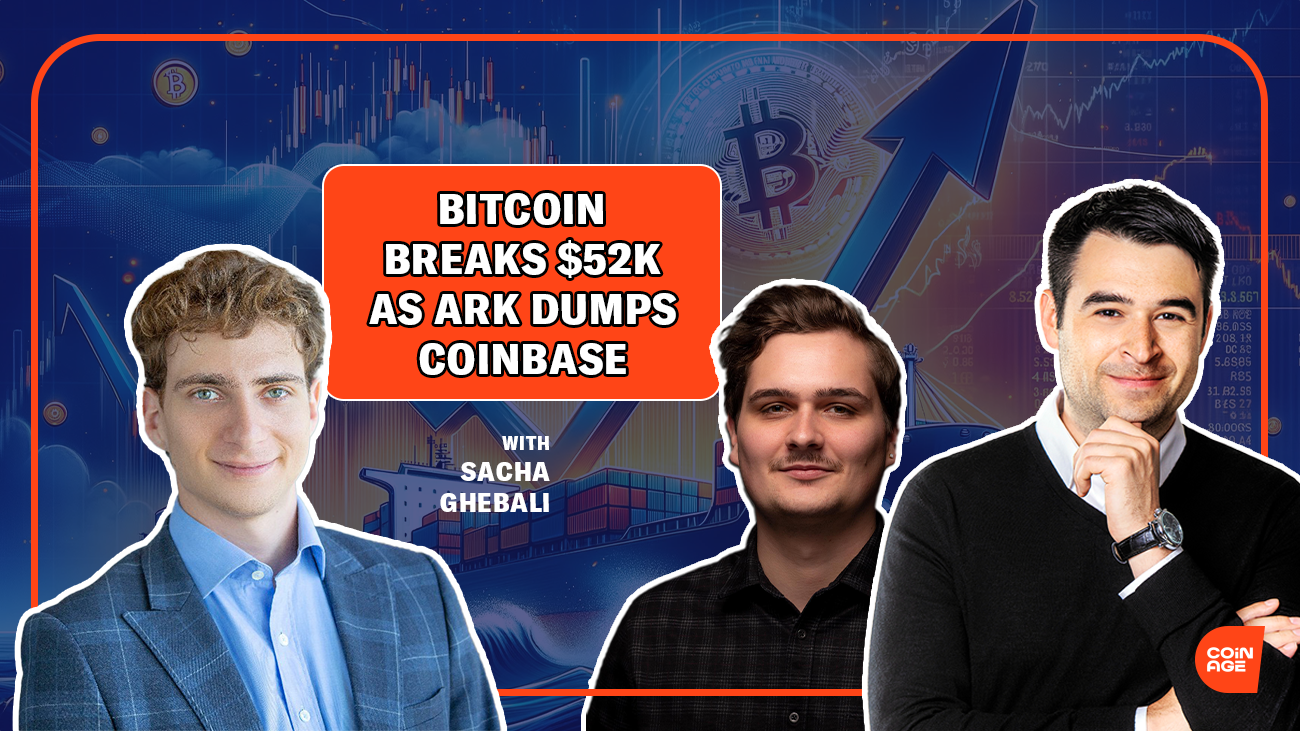 Bitcoin Tops $52k as Ark Invest Dumps Coinbase Shares