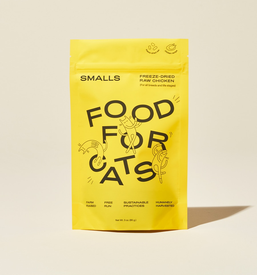 smalls freeze dried cat food