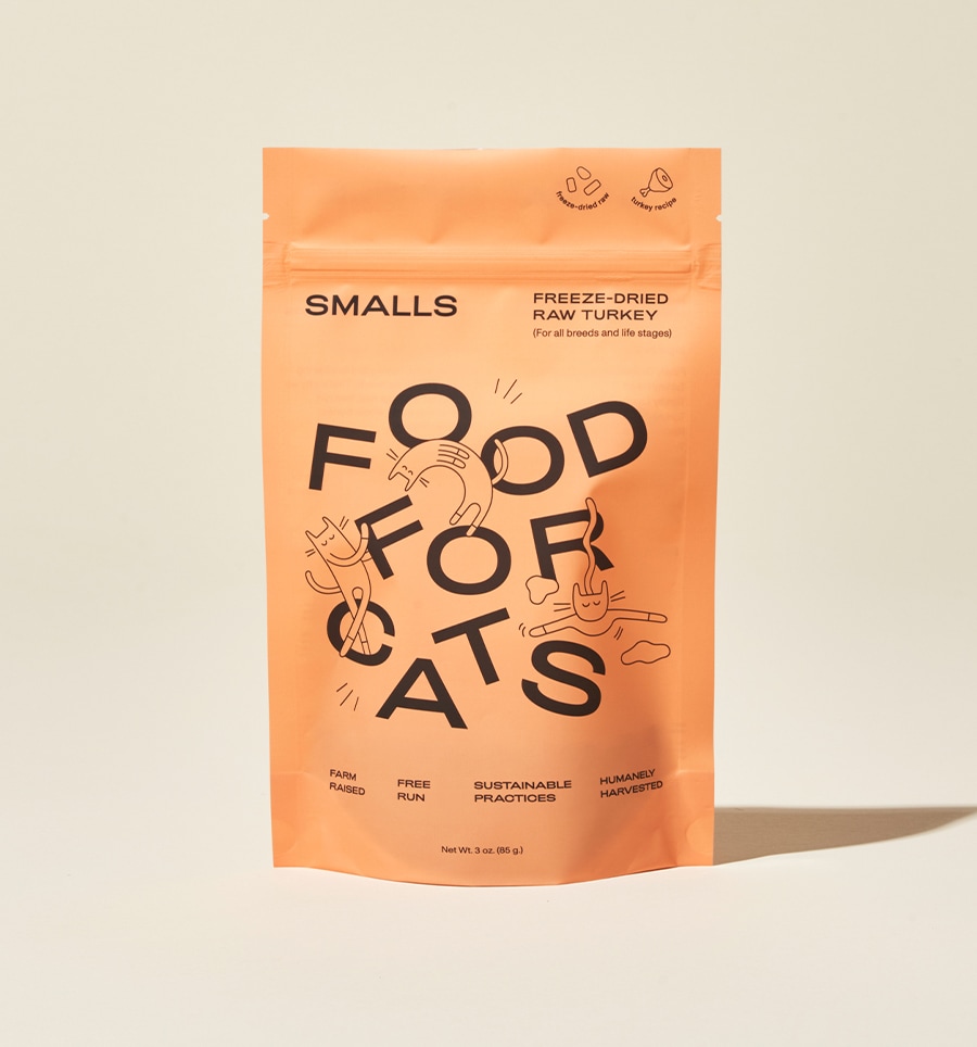 smalls freeze dried cat food