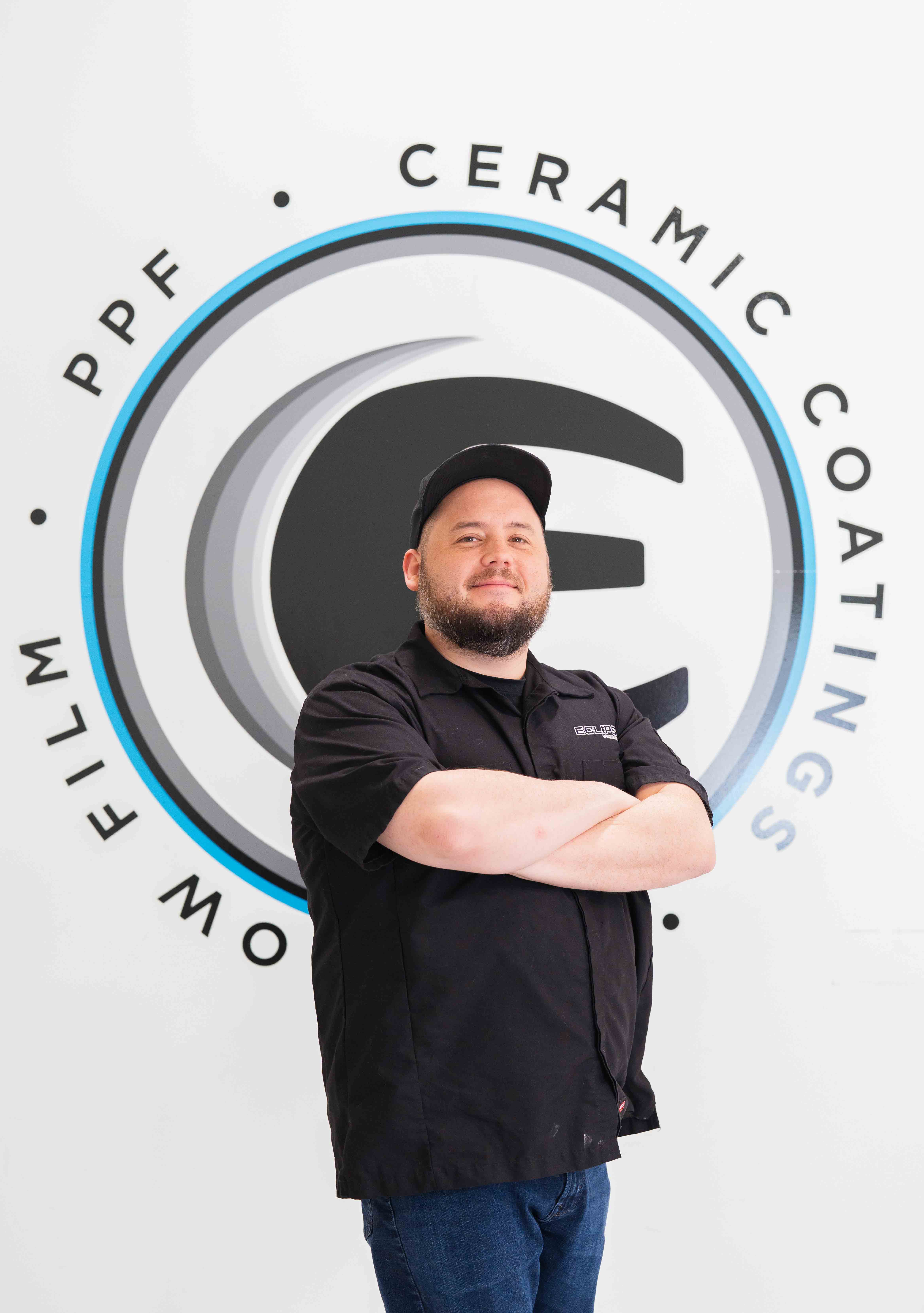 An ppf installer at Eclipse Window Tinting.