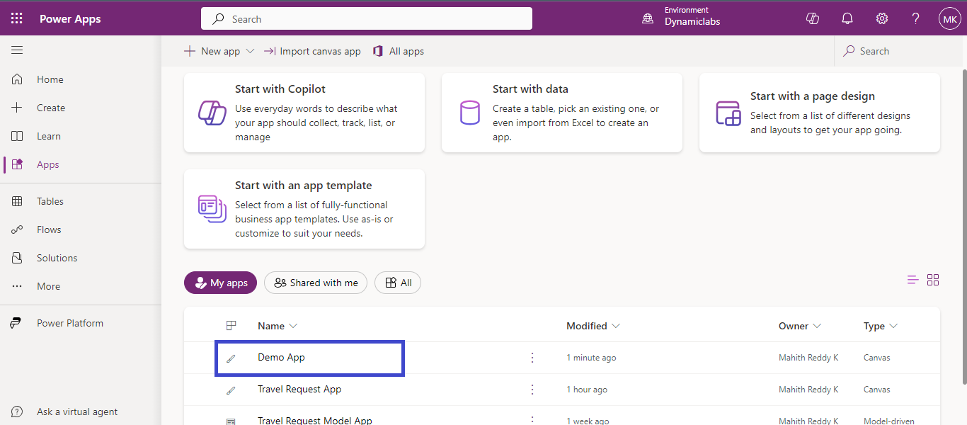 Exploring Forms in Canvas Apps 04