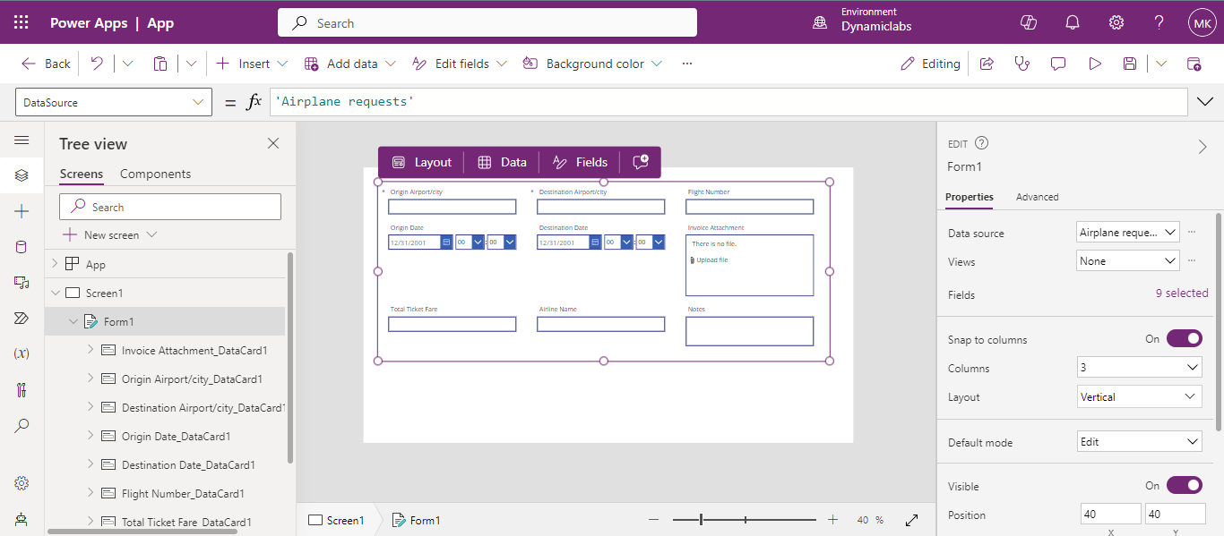 Click on ‘Create’ on the Blank Canvas app tile. 06