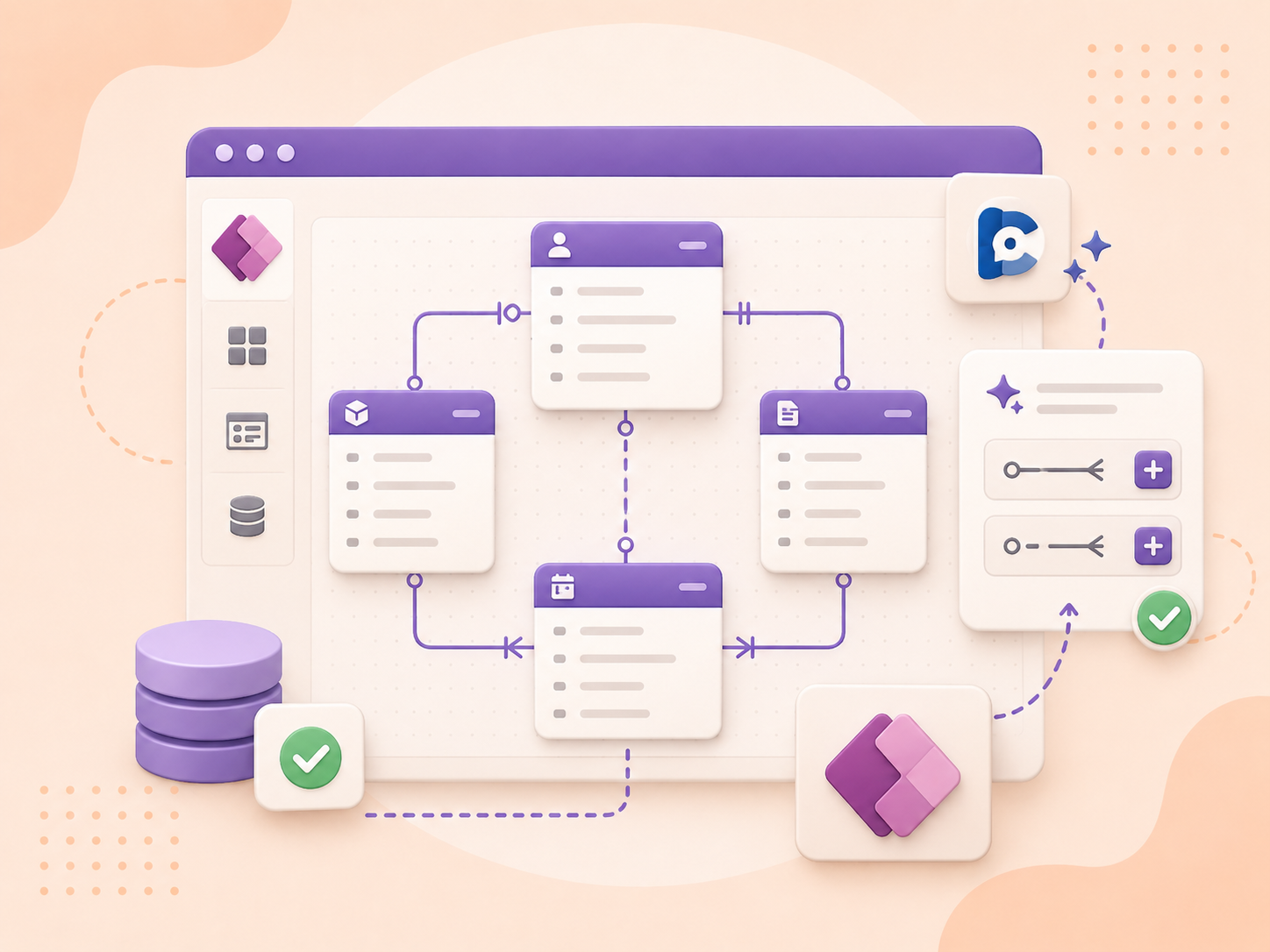 Visualising Data Models in Power Apps with Copilot in an ERD View
