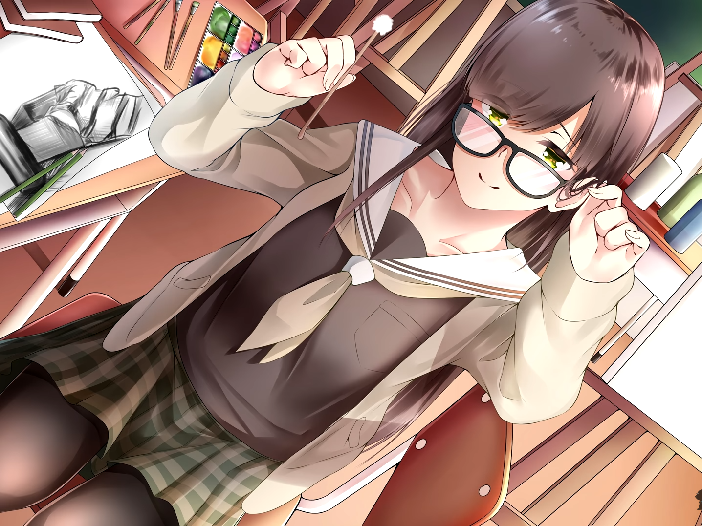 香苗先輩と静かな部室で耳かきボイス