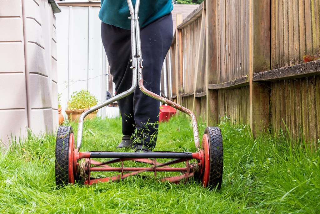 Spring mowing guide