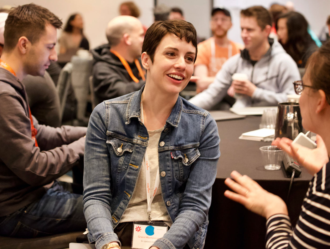 Zapier teammate on retreat