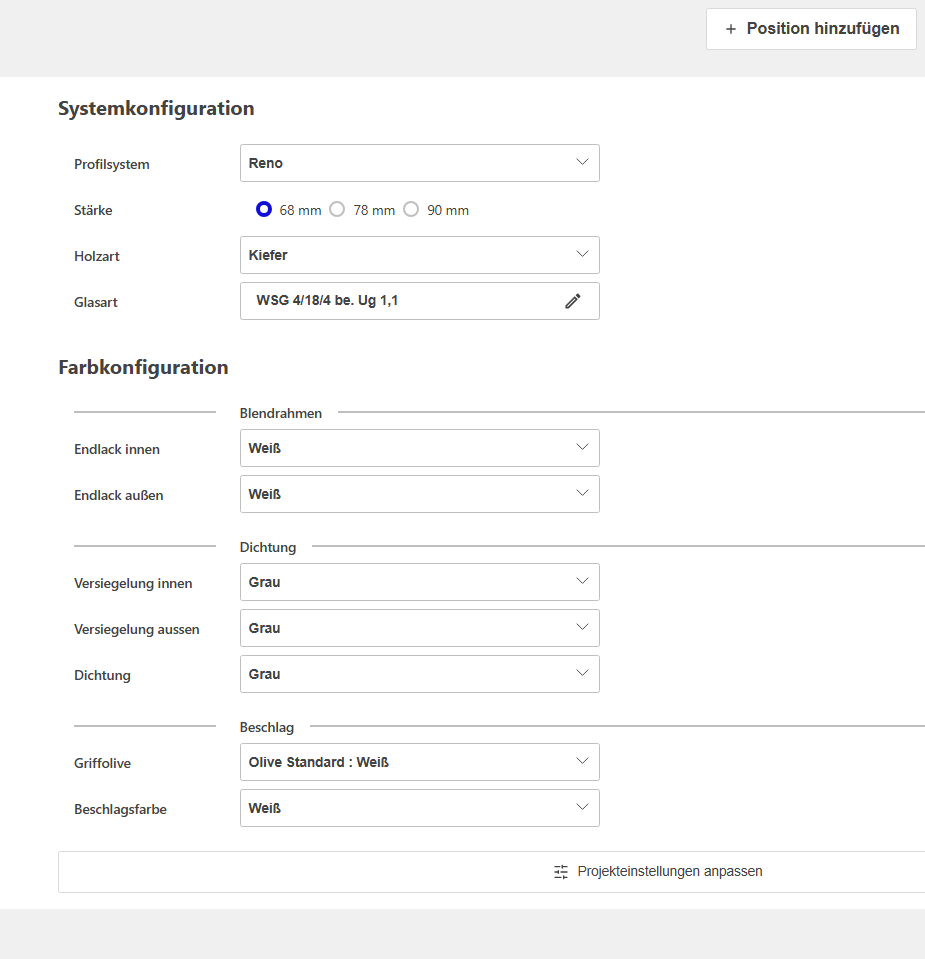 Screenshot Fensterkonfigurator