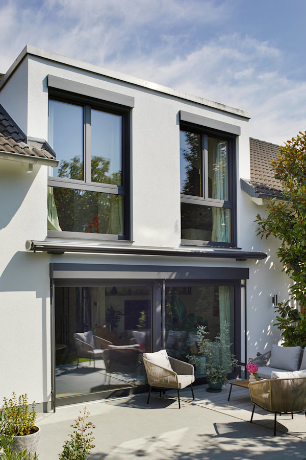 Holz-Alu-Fenster Außenansicht