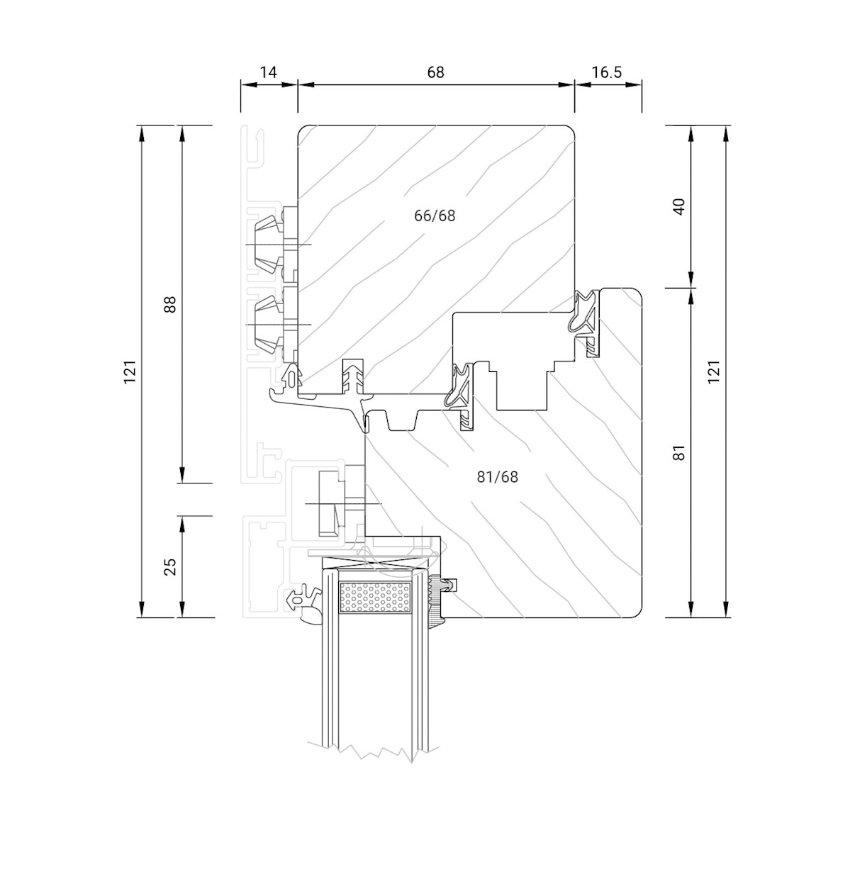 32 TF 68 Duo L-Vertikal