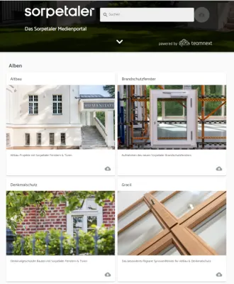 Sorpetaler Medienportal Übersicht