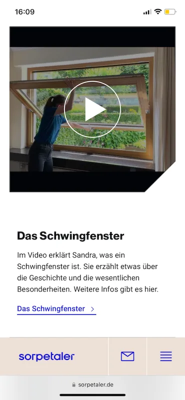 Screenshot Fensterwissen