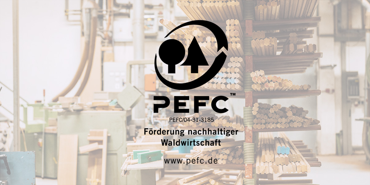 Wir sind PEFC-zertifiziert