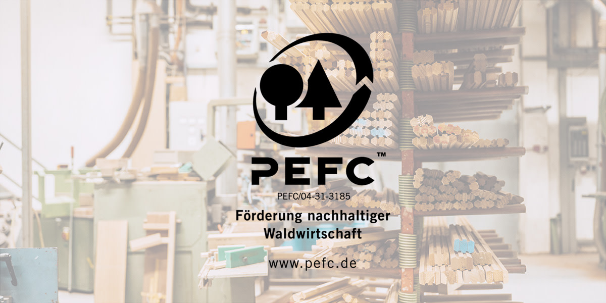 Wir sind PEFC-zertifiziert