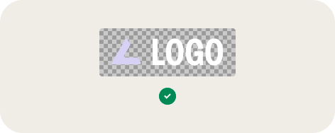 Pro tip: Save your logo as a transparent PNG file. This way, you can easily change the background colour independently.`