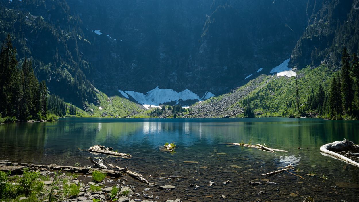 View of Lake 22 from shore