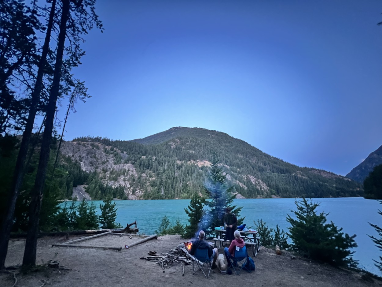 View from Thunder Point on Diablo Lake