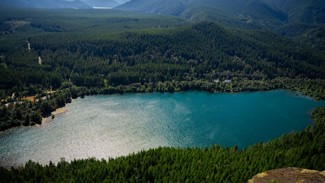 View of Rattlesnake Lake from Rattlesnake Ledge